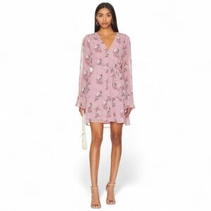 PAIGE Carmela Dress, Sunrise Pink Multi, Silk, Medium